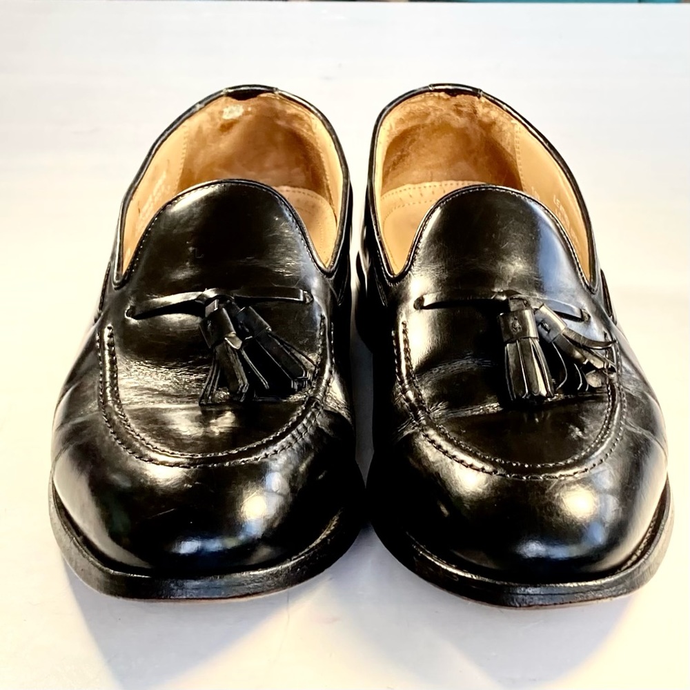 Bostonian Black “First Flex” Tassel Loafer, Size 10 1/2 D/B